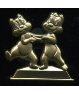 Disney Chip &amp; Dale WDW - Annual Passholder – Gold Statue Pin - £10.63 GBP