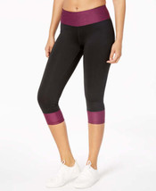 allbrand365 designer Womens Rapidry Colorblocked Capri Leggings, Small - $28.00