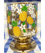 Bath &amp; Body Works Gold Pineapple Pedestal Candle Holder 3 Wick LQQK - $373.13 MXN