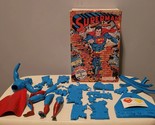VTG 1974 AURORA COMIC SCENES SUPERMAN MODEL KIT OPEN &amp; UNBUILT #185 *NO ... - £60.20 GBP