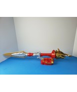 Power Rangers Red Deluxe Ultra Dragon Sword Staff - £26.01 GBP