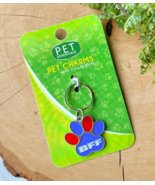 Pet Essentials Best Friends Forever Animal Cat Dog Collar Charm BFF Blue... - $13.55 CAD