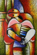 Abstract Oil Painting on Canvas Modern Picasso Canvas Painting Wall Art Picture  - £175.45 GBP - £200.37 GBP