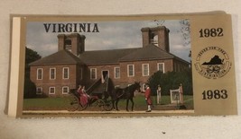 Virginia Travel Map Fold Out Brochure Booklet Ephemera M3 - $7.91