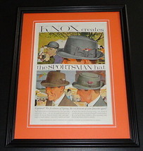 1959 Knox Sportsman Hat 11x14 Framed ORIGINAL Vintage Advertisement Poster - $49.49