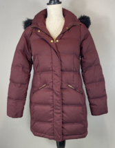 Lauren Ralph Lauren Hooded With Faux Fur Trim Down Puffy Coat Size XS - £29.78 GBP