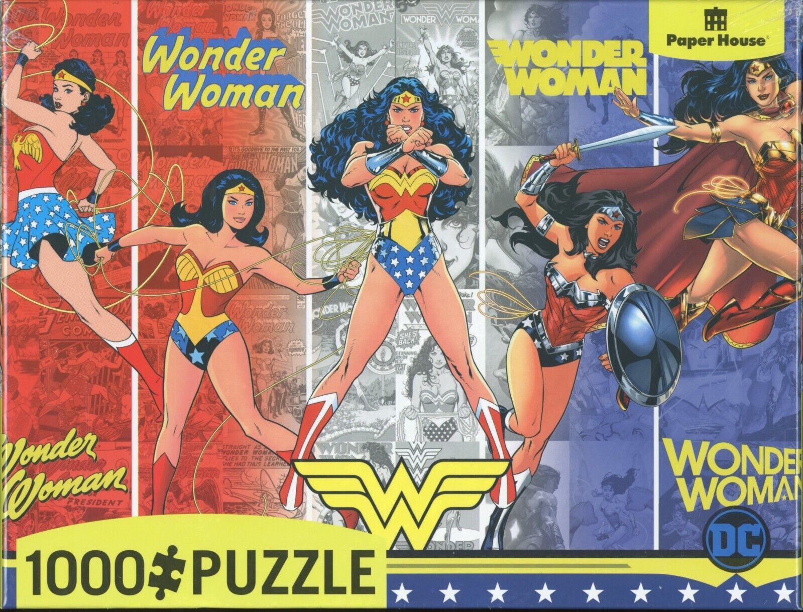 Primary image for Paper House Wonder Woman 1000 pc Jigsaw Puzzle Movie TV Tie-in DC Comics
