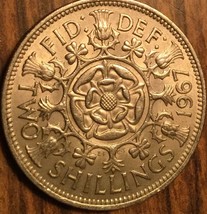 1967 Uk Gb Great Britain Florin Two Shillings Coin - £1.74 GBP