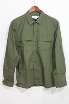 Men&#39;s Canvas Workwear Button Front Shirt Regular Fit Old Navy Rip Stop O... - £11.95 GBP