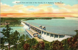 Bagnell Dam and Lake of the Ozarks U.S. Highway 54 MO Postcard PC30 - £3.90 GBP