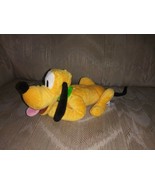 Disney Store Pluto 8&quot; Plush Dog Stuffed Animal Writing On Back Of Tush Tag - £9.51 GBP