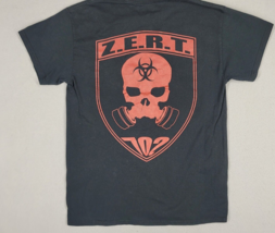 ZERT Shirt Mens Med Black Tee Zeroday Emergency Response Team Nation 702 Zombies - £10.24 GBP