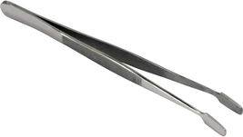 HTS 170C0 4.75&quot; Curved Stainless Steel Stamp Tweezers - $10.52