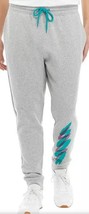 Cabana by Crown &amp; Ivy Fleece Joggers Pants Mens XL Gray Drawstring Pocket Taper - £12.74 GBP