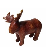 Handmade Resin Speckled Painted Figurine abstract Moose Design 7&quot; - $399.16 MXN