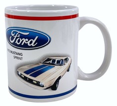 Ford Mustang Official Licensed White Ceramic Coffee Mug 1972 Mustang SPR... - £6.93 GBP