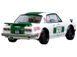 Nissan Skyline 2000 GT-R (KPGC10) #50 RHD (Right Hand Drive) White with Green S - £28.20 GBP