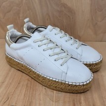 Steven By Steve Madden Womens Sneakers Sz 11 M Pappy White Platform Casual Shoes - £22.83 GBP