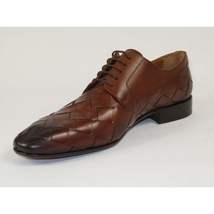 Men's GENIO Genuine Braided Leather Upper And Sole Shoes Turkey 120197862 Cognac image 3