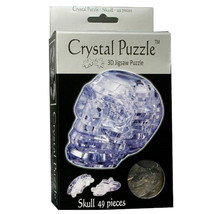 3D Crystal Clear Skull Puzzle 49pcs - £32.31 GBP