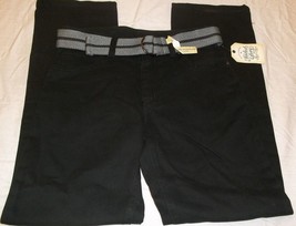 Boys Faded Glory Jeans Black Soot Size 4 New W Tags With Belt Adjustable... - $10.73