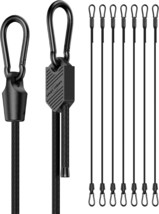 8 PACK 7&quot; - 48&quot; Adjustable Bungee Cords with Carabiner/Hooks - Universal... - $370.00 MXN