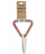 Dog Tug Wild One Rubber Triangle Tug Dog Toy  Pink  Size Small - $184.27 MXN