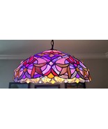 Beautiful Tiffany style stained glass chandelier  - £198.72 GBP