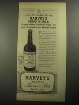 1956 Harvey's Bristol Milk Sherry Ad - An invitation to try Harvey's Bristol  - $18.49