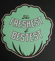 Authentic Jimmy Johns The Freshest &amp; Bestest Green Lettuce Tin Sign 8.5&quot;h x 8&quot;w - £15.68 GBP