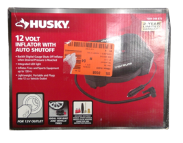 OPEN BOX - Husky Inflator with Auto Shut Off 12V 1009-549-875 - £35.87 GBP