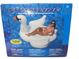 Swimline Inflatable Giant Swan White 75 Inches #90621 New In Box - £22.44 GBP