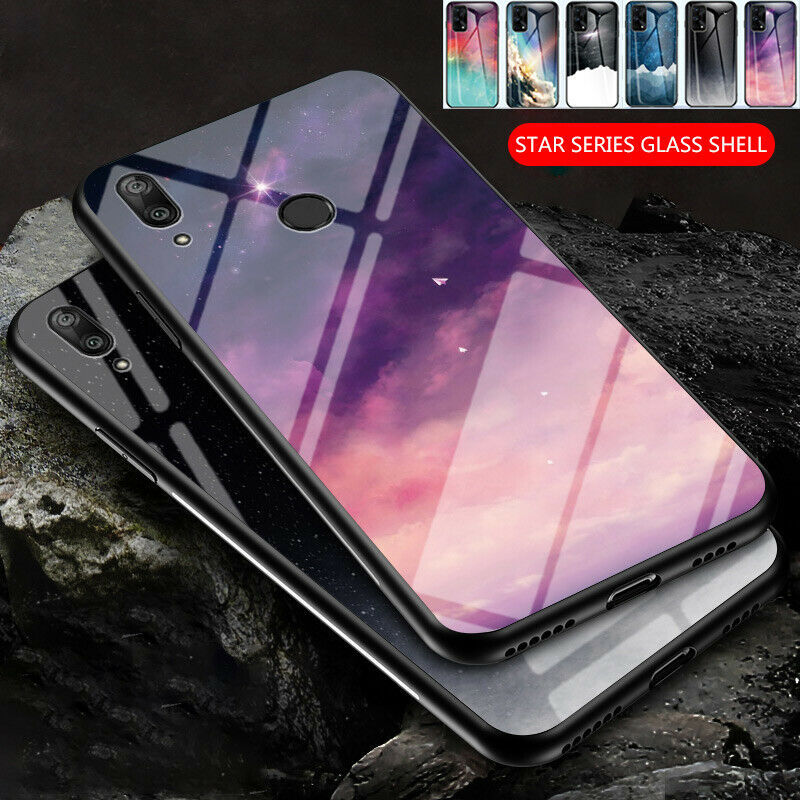 For Huawei P20 Pro Nova 3e 3i Mate20 Shockproof Tempered Glass Hybrid Case Cover