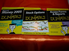3 PACK STOCK MONEY REPORT BOOKS SALE For Dummies Access Forms Options Book - $19.19