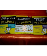 3 PACK STOCK MONEY REPORT BOOKS SALE For Dummies Access Forms Options Book - $19.19