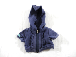 American Girl DOLL Ruffled Hoodie Outfit Zipper Hoodie Jacket ONLY 2012 - £6.97 GBP