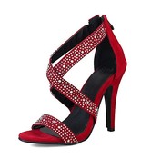Women&#39;s Stiletto High Heel Dress Sandals Party Fashion Summer Open Toe C... - £24.90 GBP