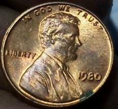 1980 Lincoln Penny No Mint Mark  DDO/DDR FREE SHIPPING  - £11.68 GBP