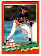 1991 Donruss The Rookies #4 Scott Leius    Minnesota Twins Baseball Car ID:52435 - £1.33 GBP