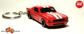 Rare Key Chain 1965/1966 Red White Ford Mustang Fastback Custom Limited Edition - £30.62 GBP
