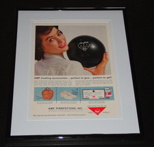 1959 AMF Pinspotters 11x14 Framed ORIGINAL Vintage Advertisement - £39.41 GBP