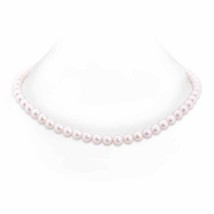 Authenticity Guarantee 
8-8.5mm 22&quot; Freshwater Cultured Pearl Single Strand N... - £423.09 GBP