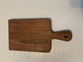 Wooden Bread/ Charcuterie Cutting Board with Handle for Meat Cheese Bread - £7.90 GBP