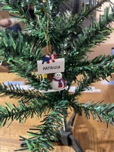 Kurt Adler Snowman Christmas Tree Name Ornament Patricia - $19.68