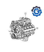 New OEM Mopar Long Block Engine 5.7L Hemi V8 for 2018-2024 RAM 1500 6820... - $8,500.00