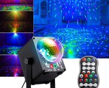 Party Lights Dj Lights With Sound Activated&amp;Remote, 60 Effects Led Laser... - $74.99