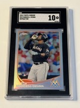 2013 Topps Chrome Marcell Ozuna* RC Marlins/Braves Refractor Rookie Card SGC 10* - £58.47 GBP