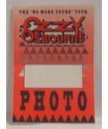 OZZY OSBOURNE - ORIGINAL TOUR CONCERT CLOTH BACKSTAGE PASS ***LAST ONE*** - $10.00