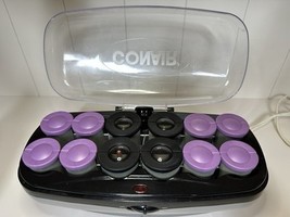 Conair Heat Waves Hot Rollers Curlers 12 Large Jumbo Rollers CHV14JXRS - $25.77