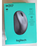 Logitech M317 Black/Grey Wireless Mouse Optical 2.4GHz Compatible with P... - $186.69 MXN